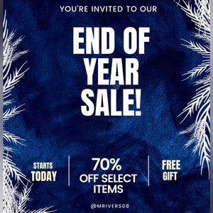 ❄️End of Year Sale! Check out Our Closet and Boutique for  Up to 70% Off❄️